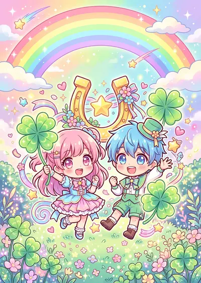 Good Luck Wishes Chibi preview