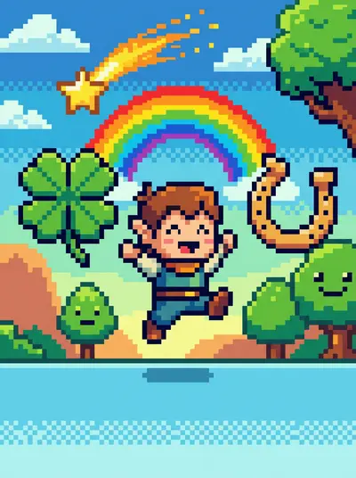Good Luck Wishes 8-Bit Classic preview