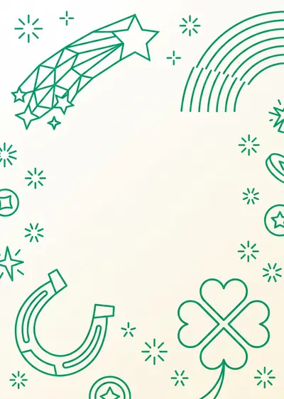 Good Luck Wishes Clean Lines preview