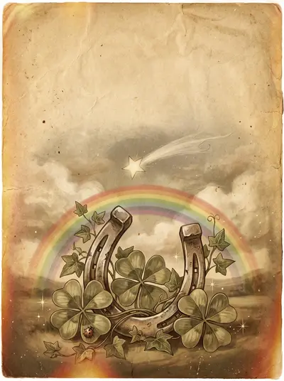 Good Luck Wishes Sepia Nostalgia preview