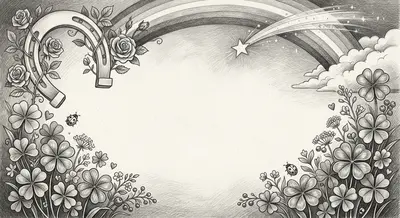 Good Luck Wishes Pencil Drawing preview