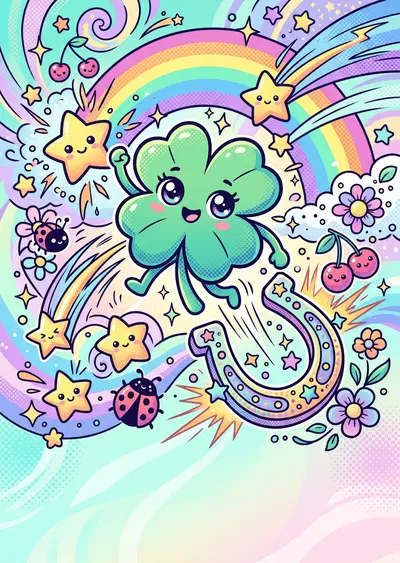 Good Luck Wishes Kawaii preview