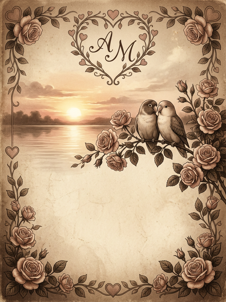 Love Expression Sepia Nostalgia preview