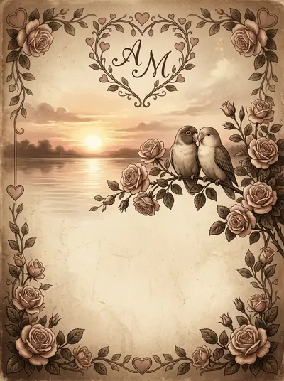 Love Expression Sepia Nostalgia preview