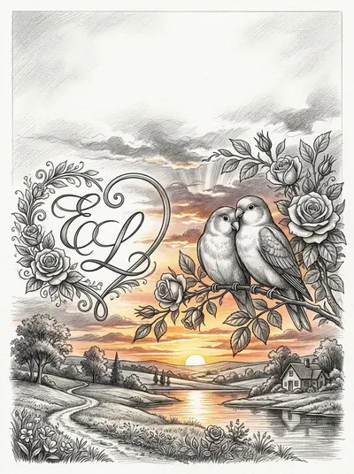 Love Expression Pencil Drawing preview