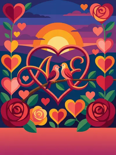 Love Expression Flat Design preview