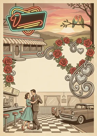 Love Expression Retro Diner preview