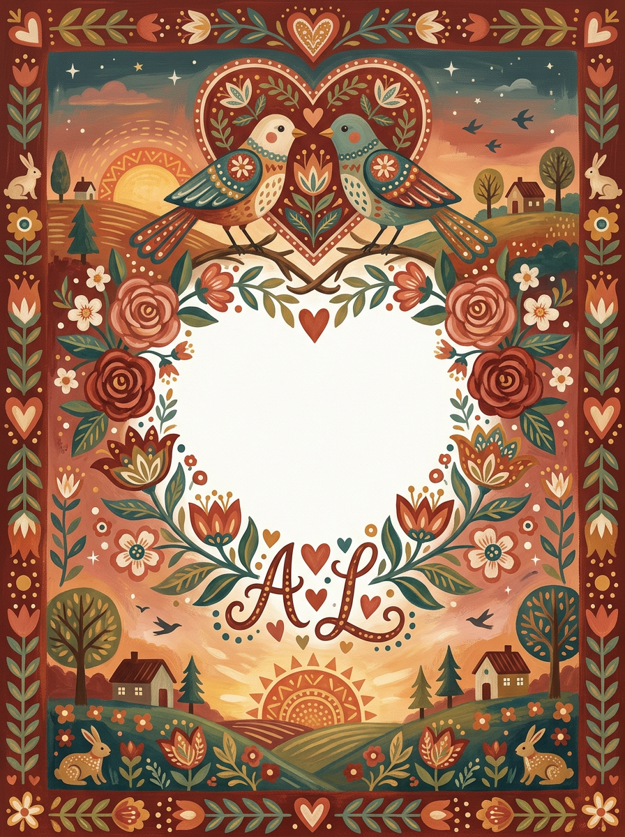 Love Expression Folk Art preview