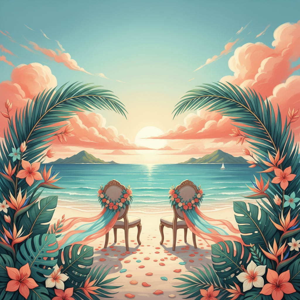 Tropical Wedding Paradise preview