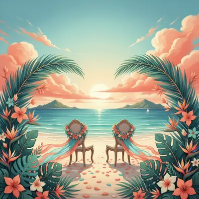 Tropical Wedding Paradise preview