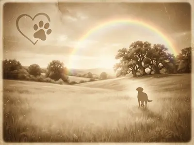 Pet Loss Sympathy Sepia Nostalgia preview
