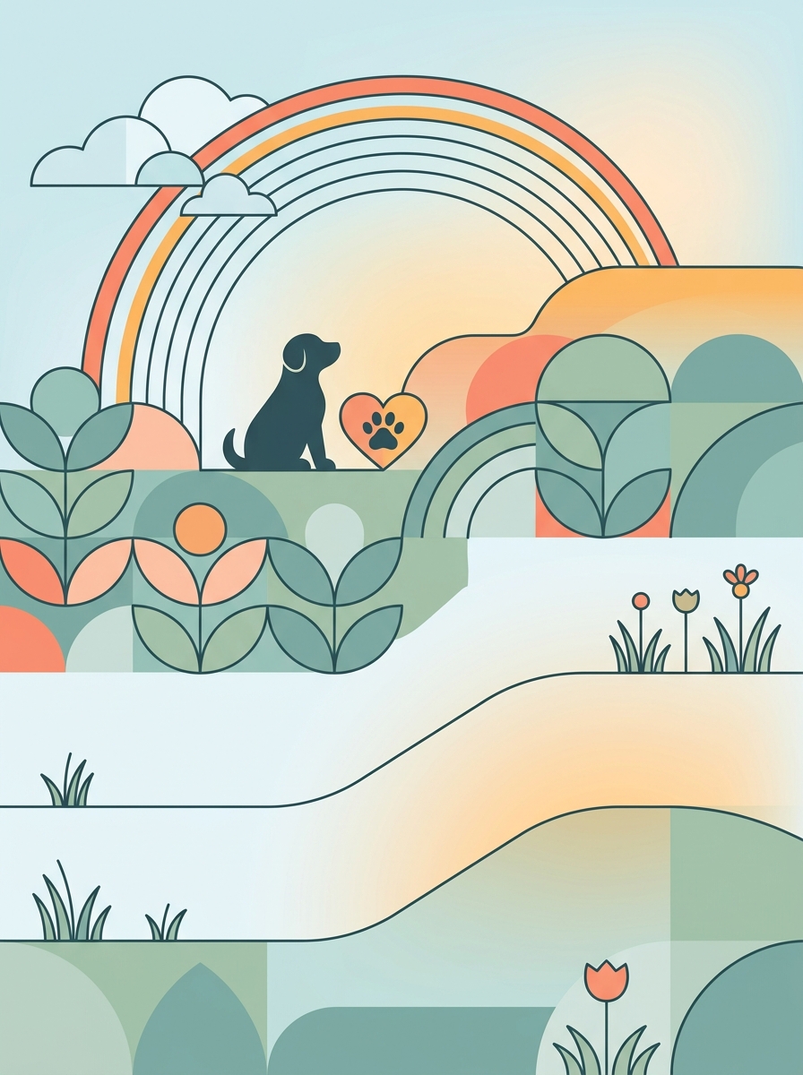 Pet Loss Sympathy Clean Lines preview