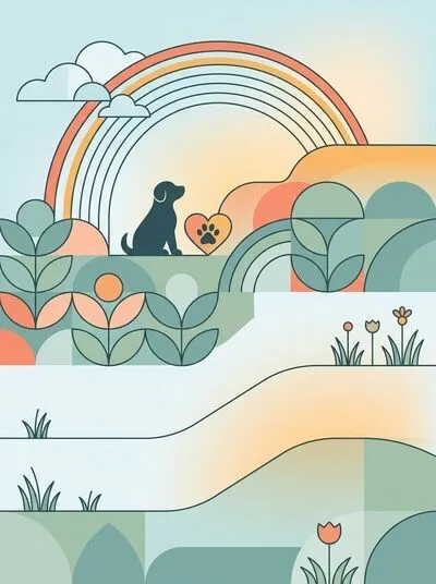 Pet Loss Sympathy Clean Lines preview