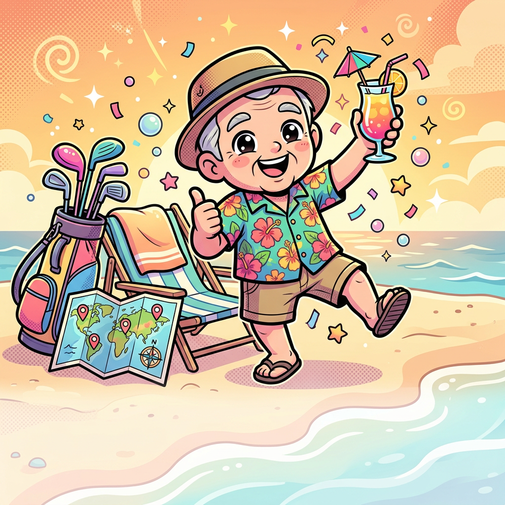 Retirement Celebration Kawaii preview