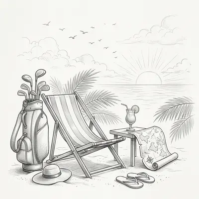 Retirement Celebration Pencil Drawing preview