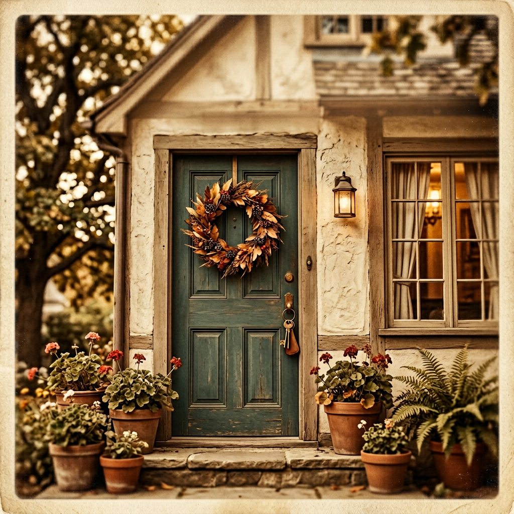 Housewarming Welcome Sepia Nostalgia preview