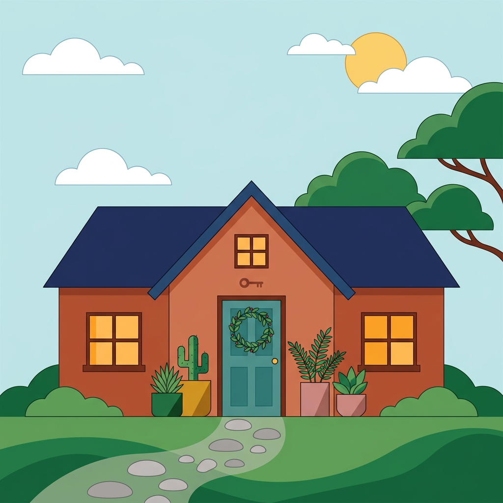 Housewarming Welcome Flat Design preview