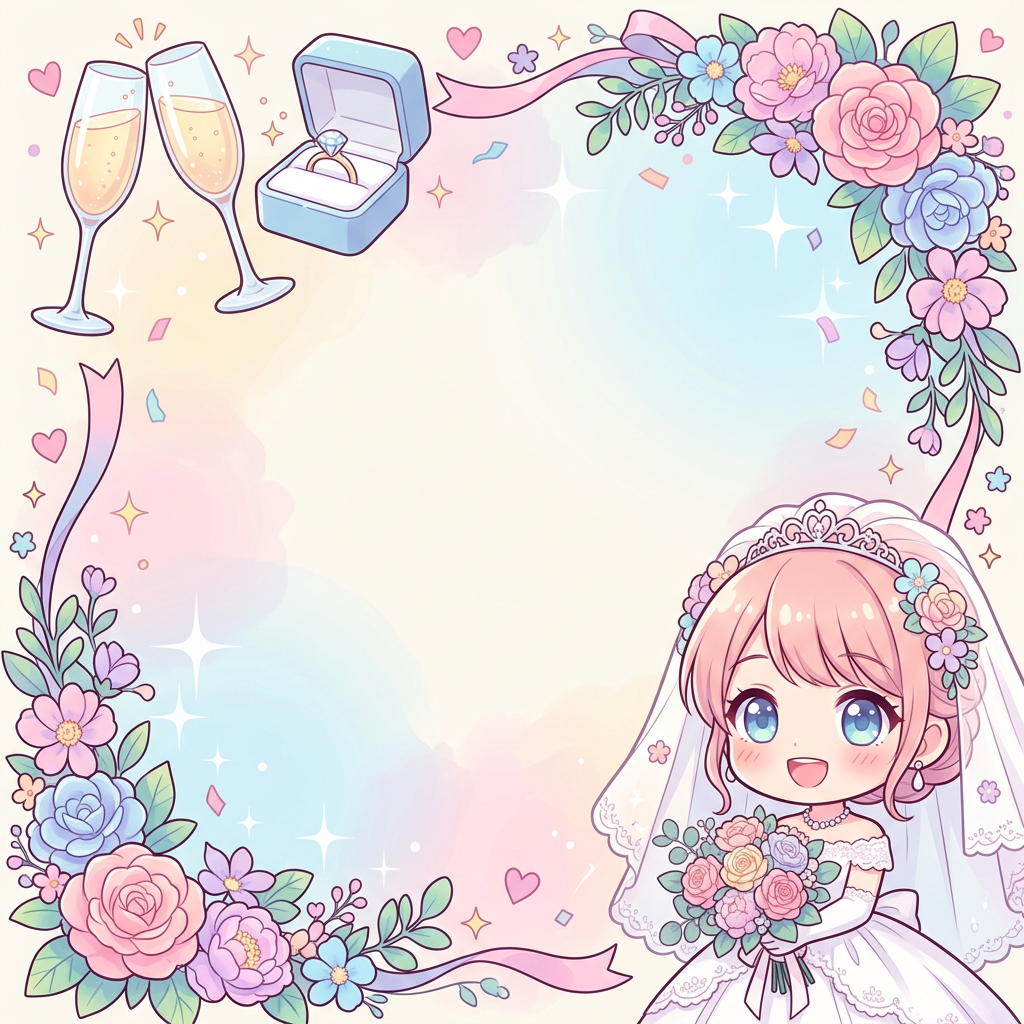 Bridal Shower Chibi preview