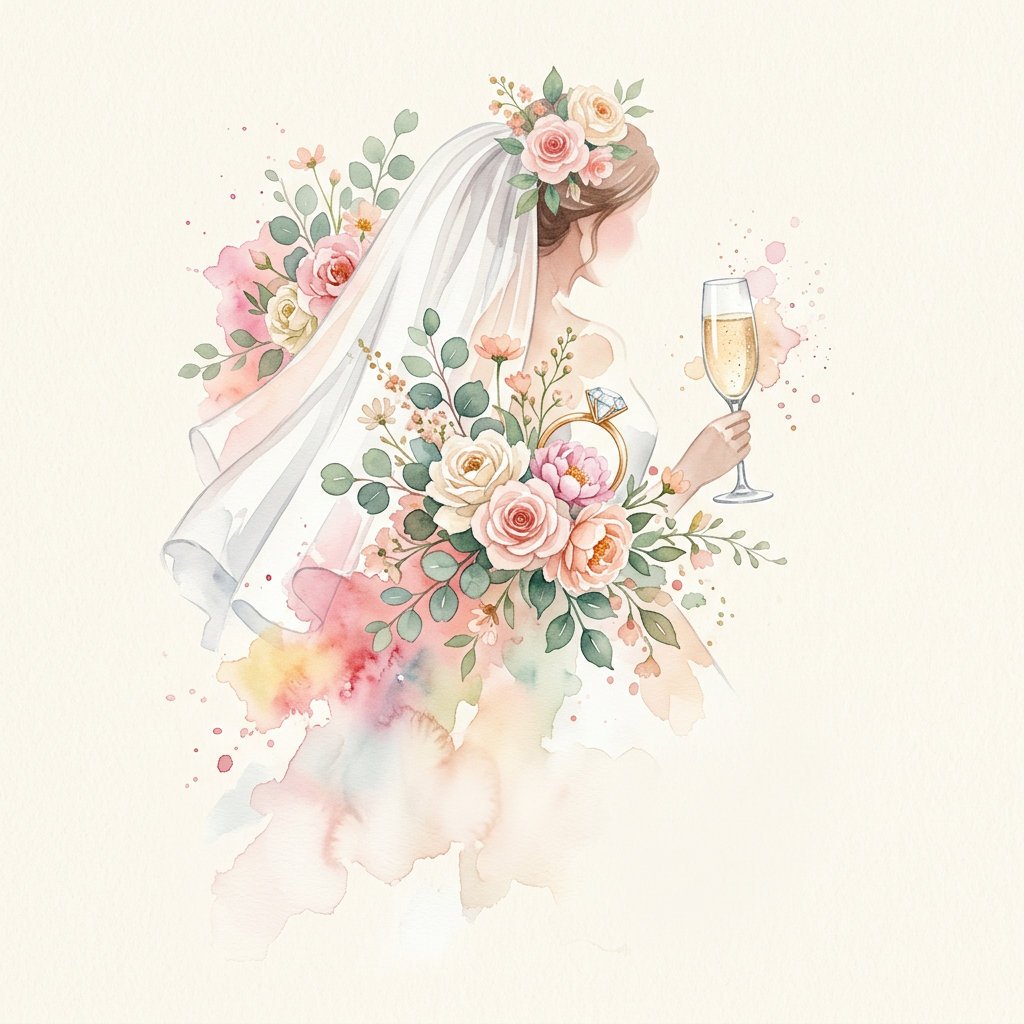 Bridal Shower Watercolor Garden preview