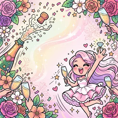 Engagement Celebration Kawaii preview