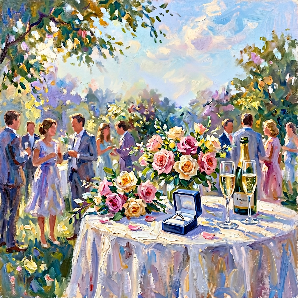 Engagement Celebration Impressionist preview
