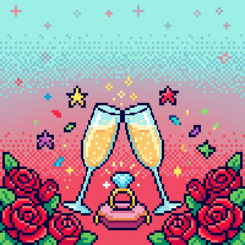 Engagement Celebration 8-Bit Classic preview