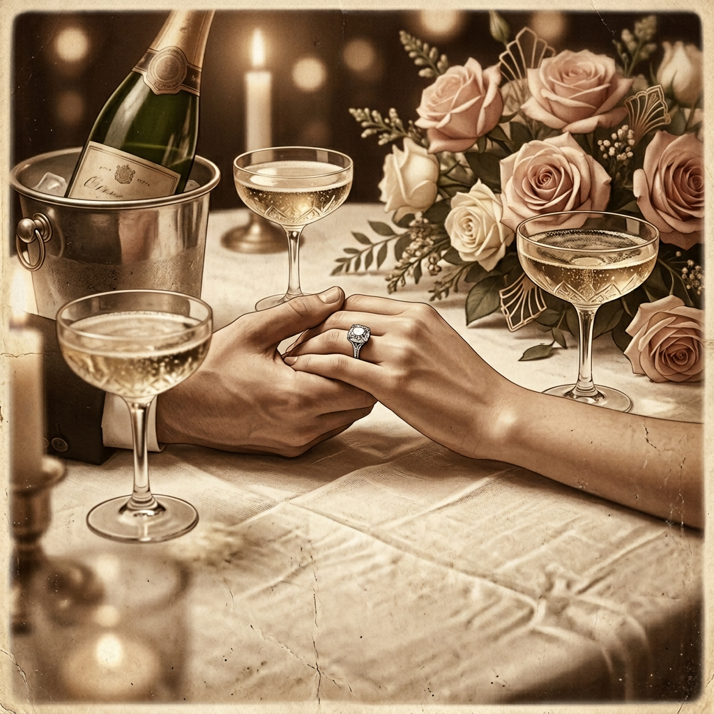 Engagement Celebration Sepia Nostalgia preview