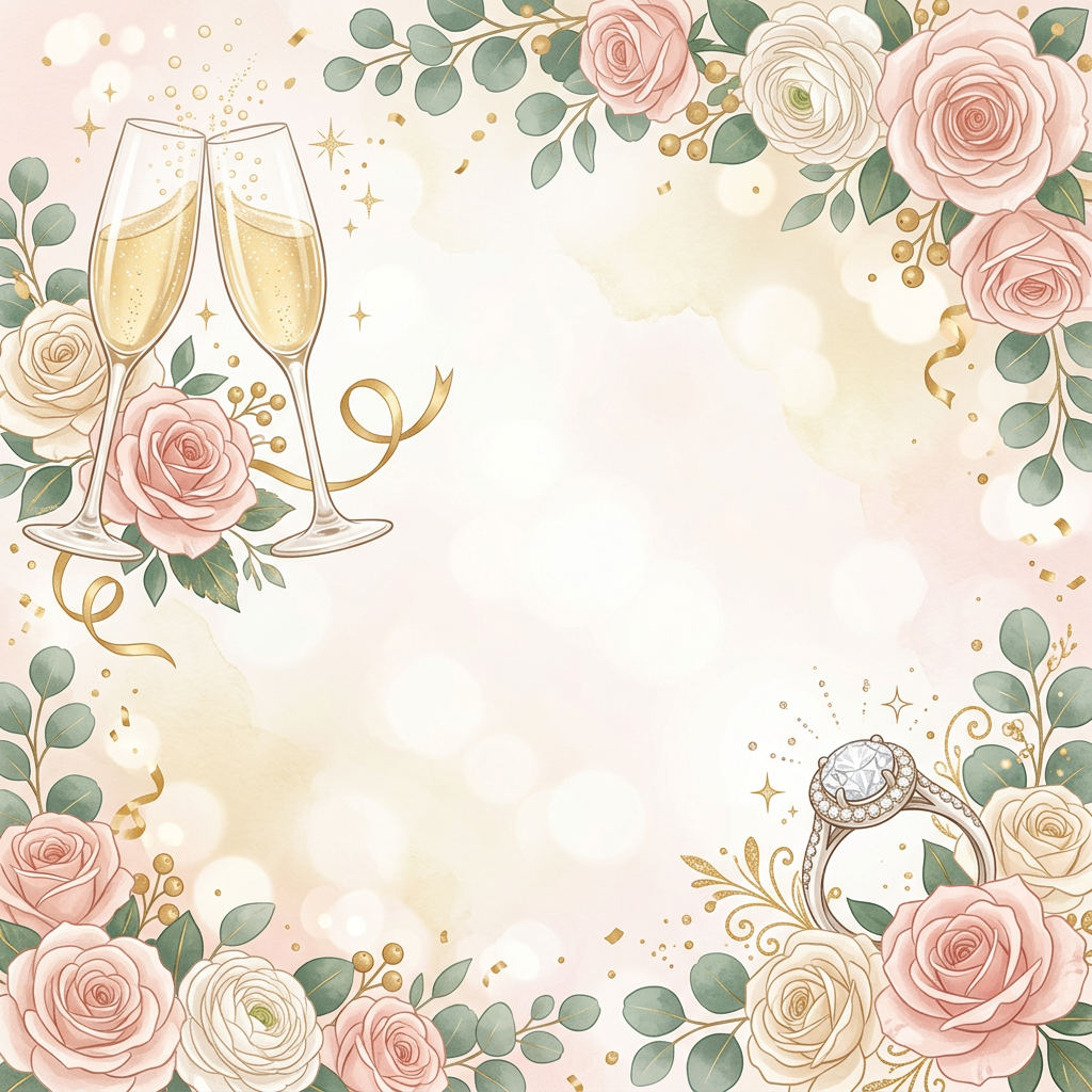 Engagement Celebration Studio Shot preview