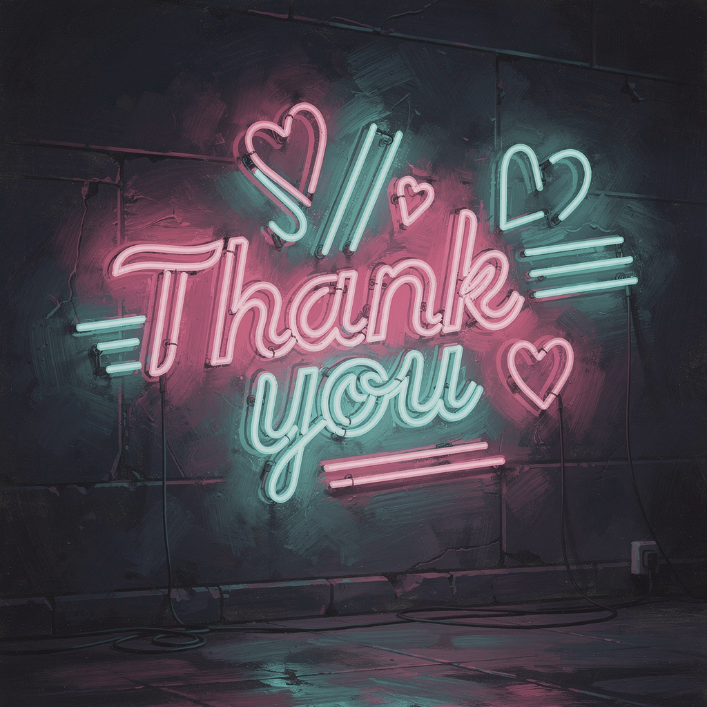 Neon Thank You preview