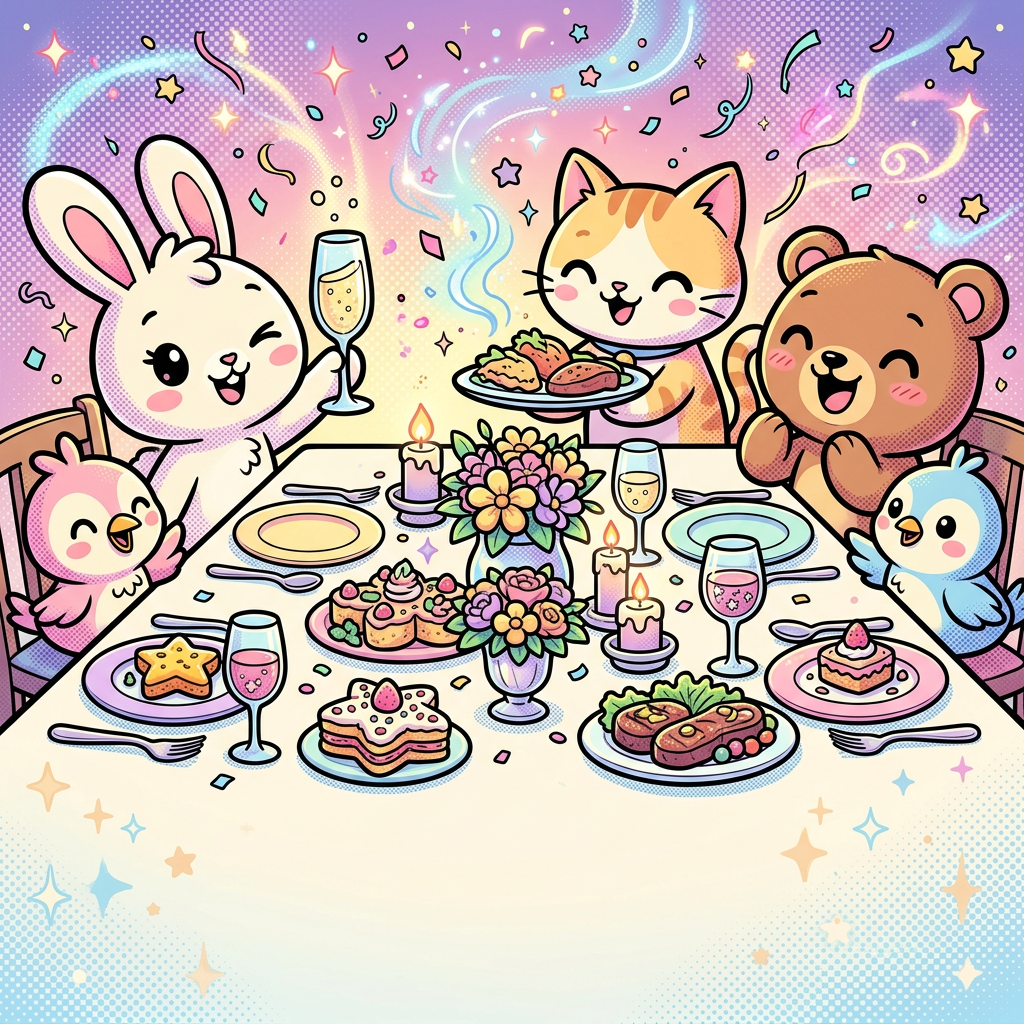 Dinner Party Kawaii preview