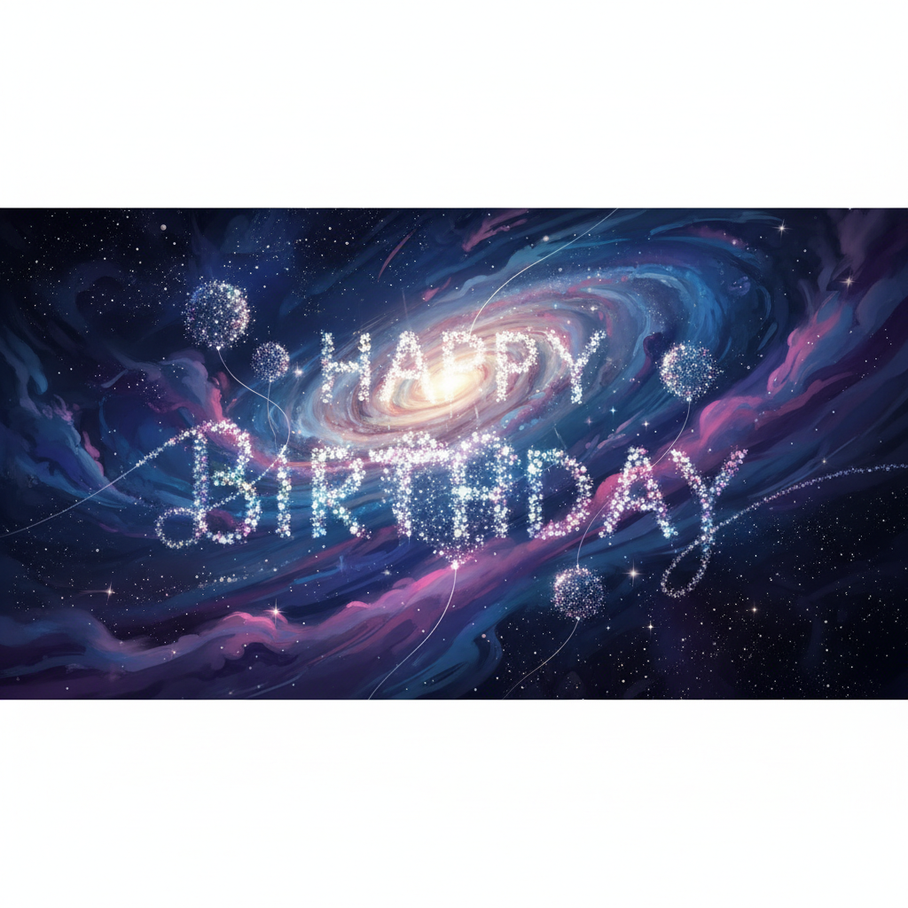 Galaxy Happy Birthday