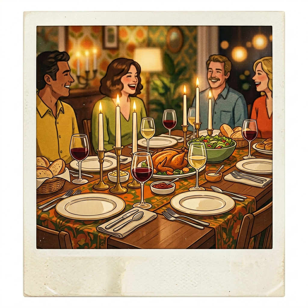 Dinner Party Polaroid preview