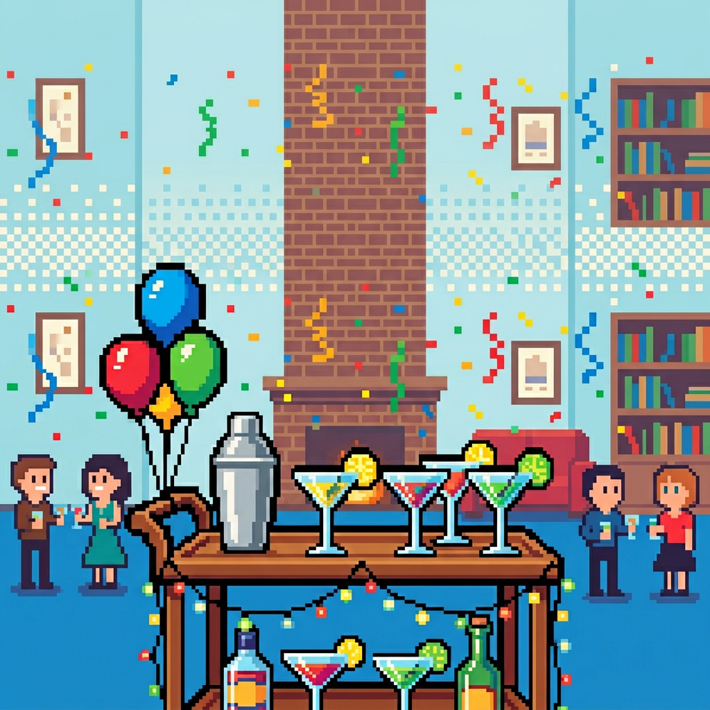 Cocktail Party 8-Bit Classic preview