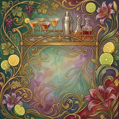 Cocktail Party Art Nouveau preview