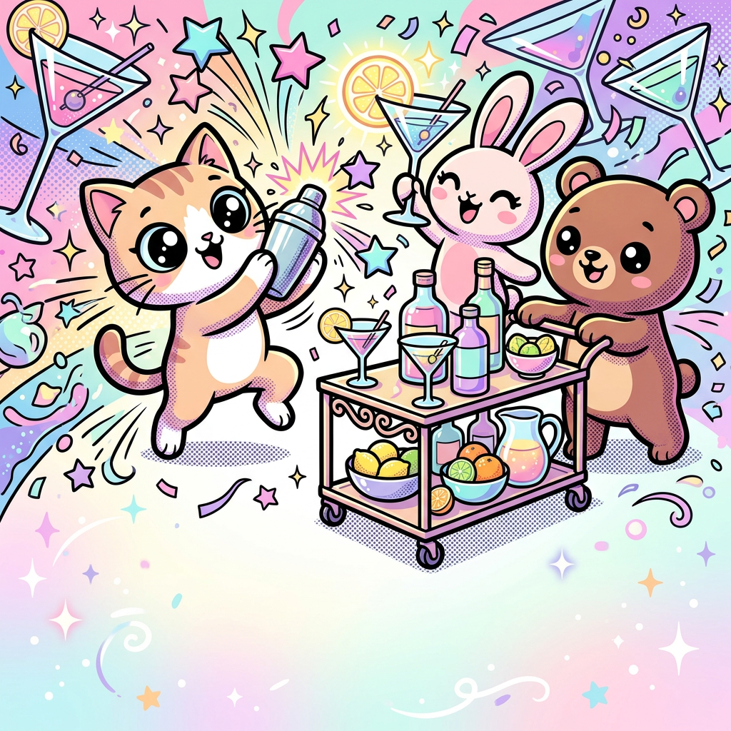 Cocktail Party Kawaii preview