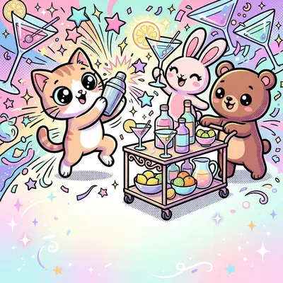 Cocktail Party Kawaii preview