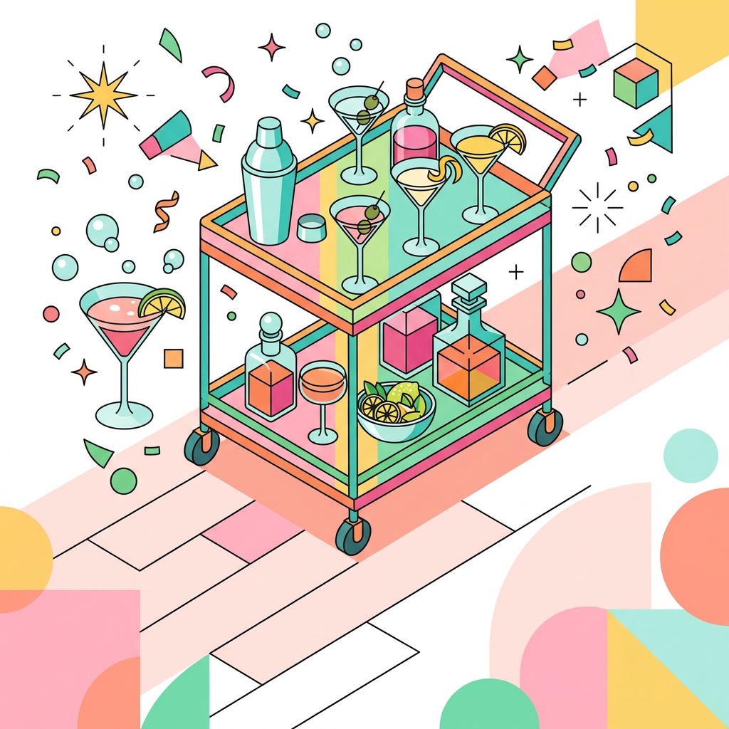Cocktail Party Isometric preview