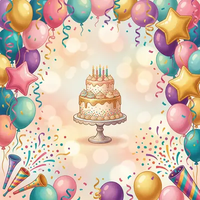 Birthday Party Invitation Studio Shot preview