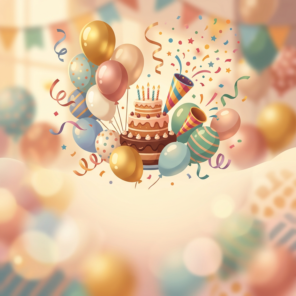 Birthday Party Invitation Natural Light preview