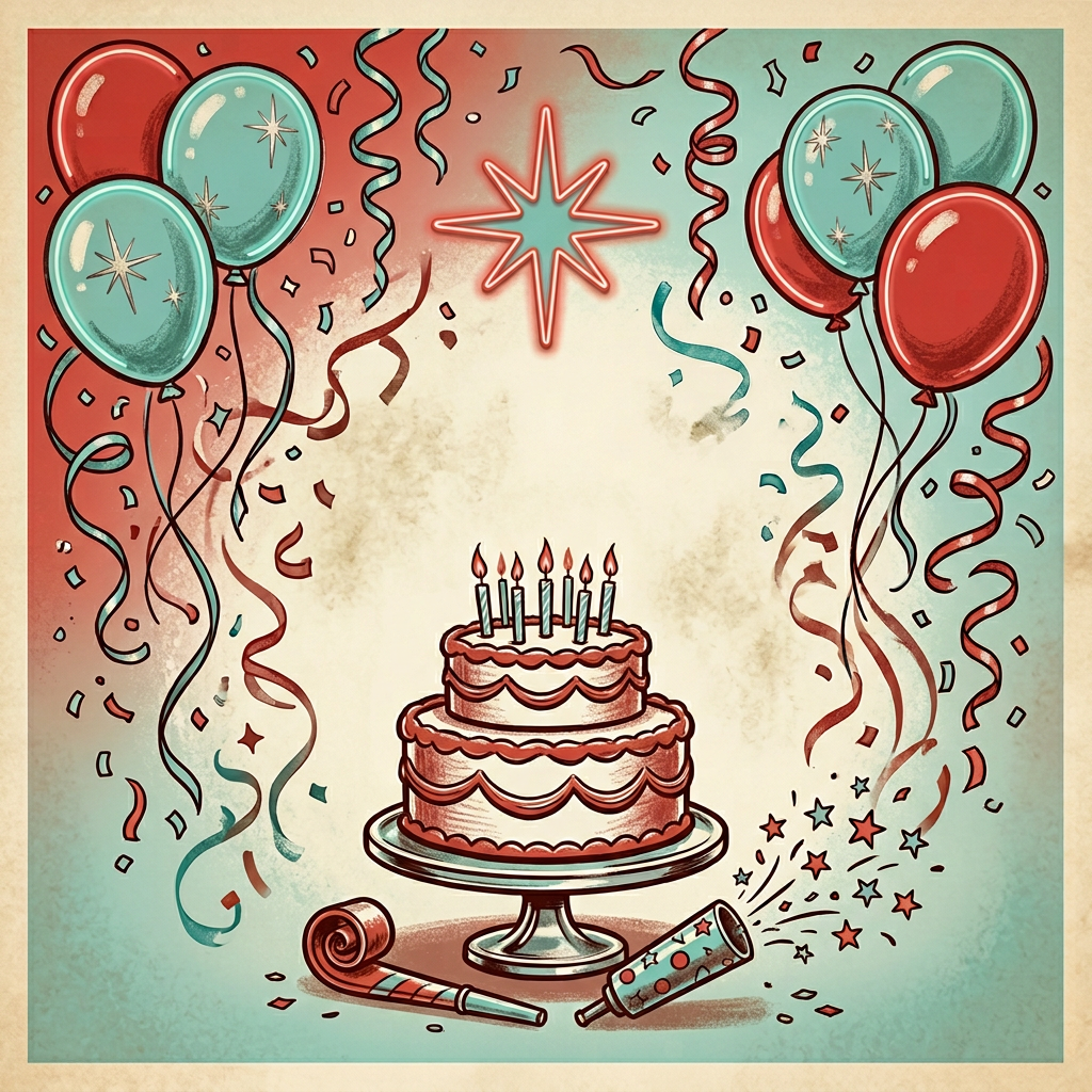 Birthday Party Invitation Retro Diner preview