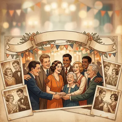 Reunion Gathering Sepia Nostalgia preview