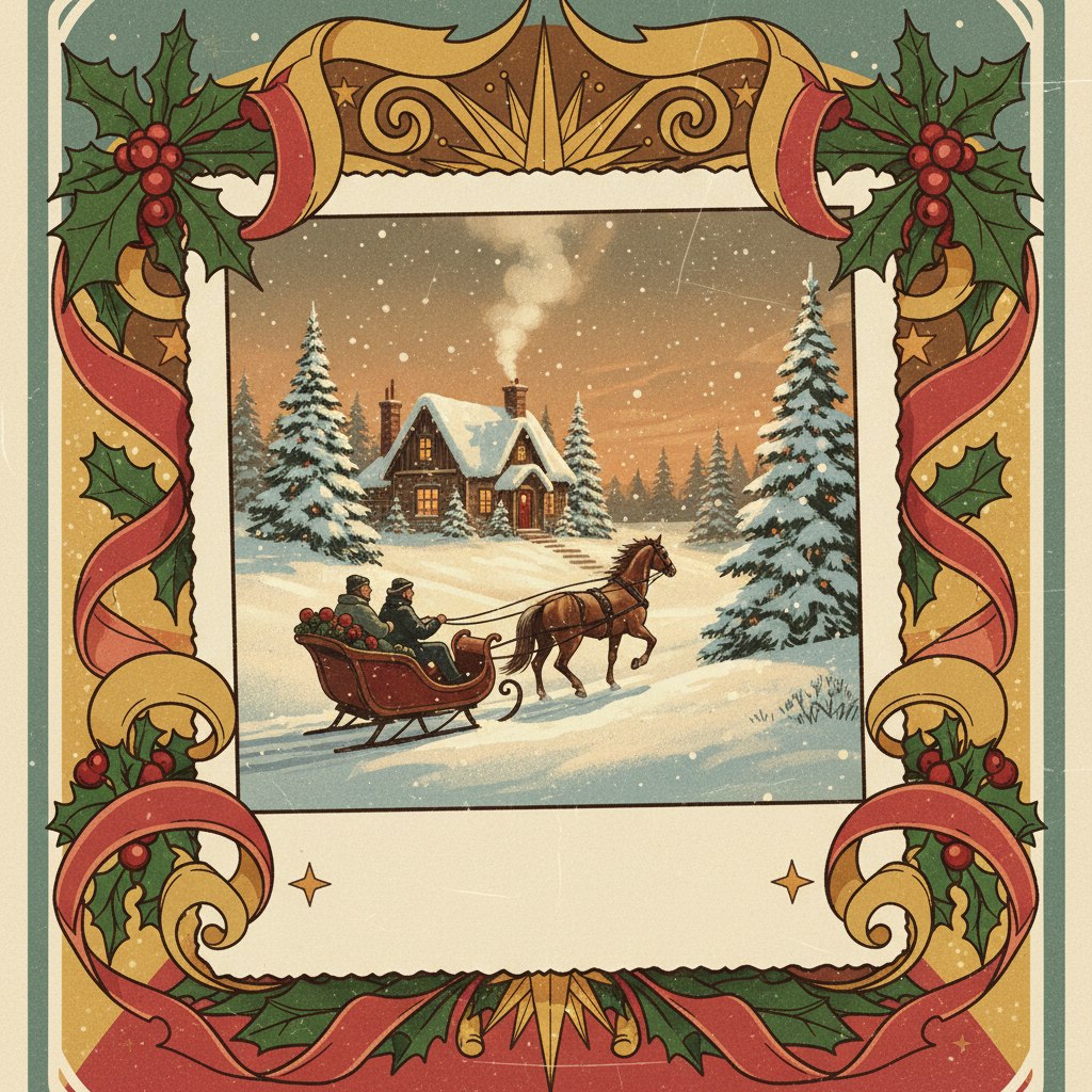 Vintage Happy Holidays preview