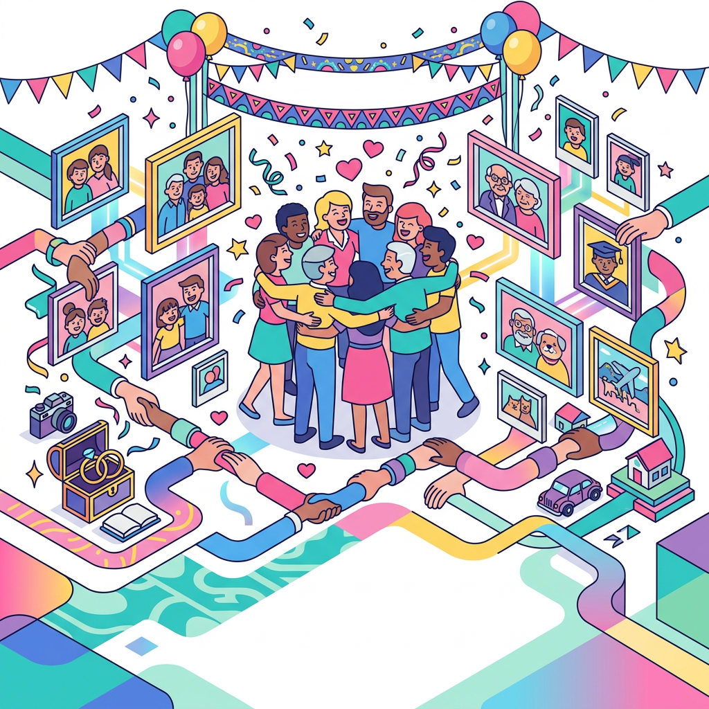 Reunion Gathering Isometric preview