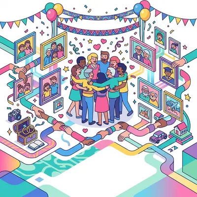 Reunion Gathering Isometric preview