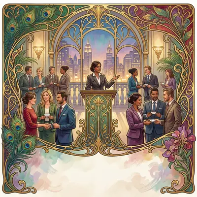 Corporate Event Art Nouveau preview