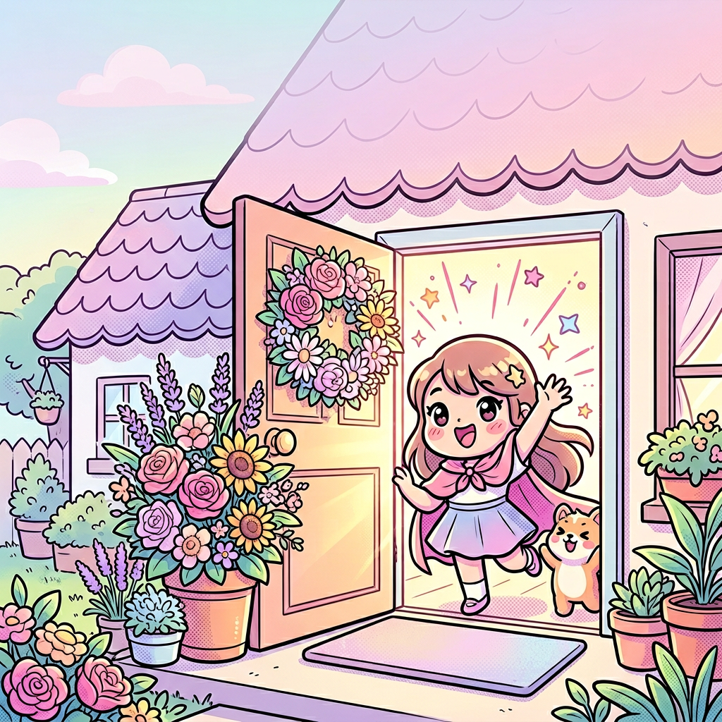 Welcome Greeting Kawaii preview