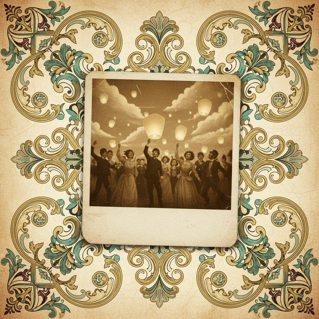 Vintage Best Wishes preview