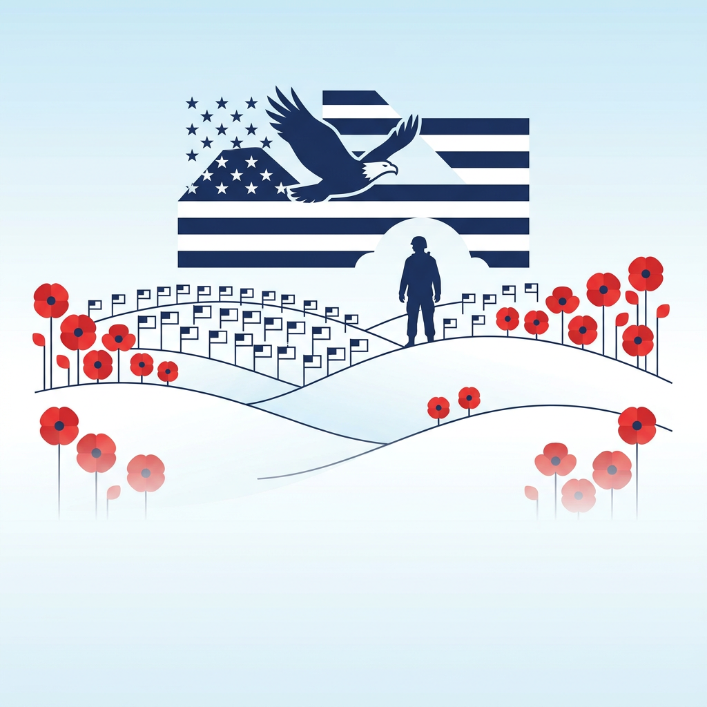 Memorial Day Remembrance Clean Lines preview