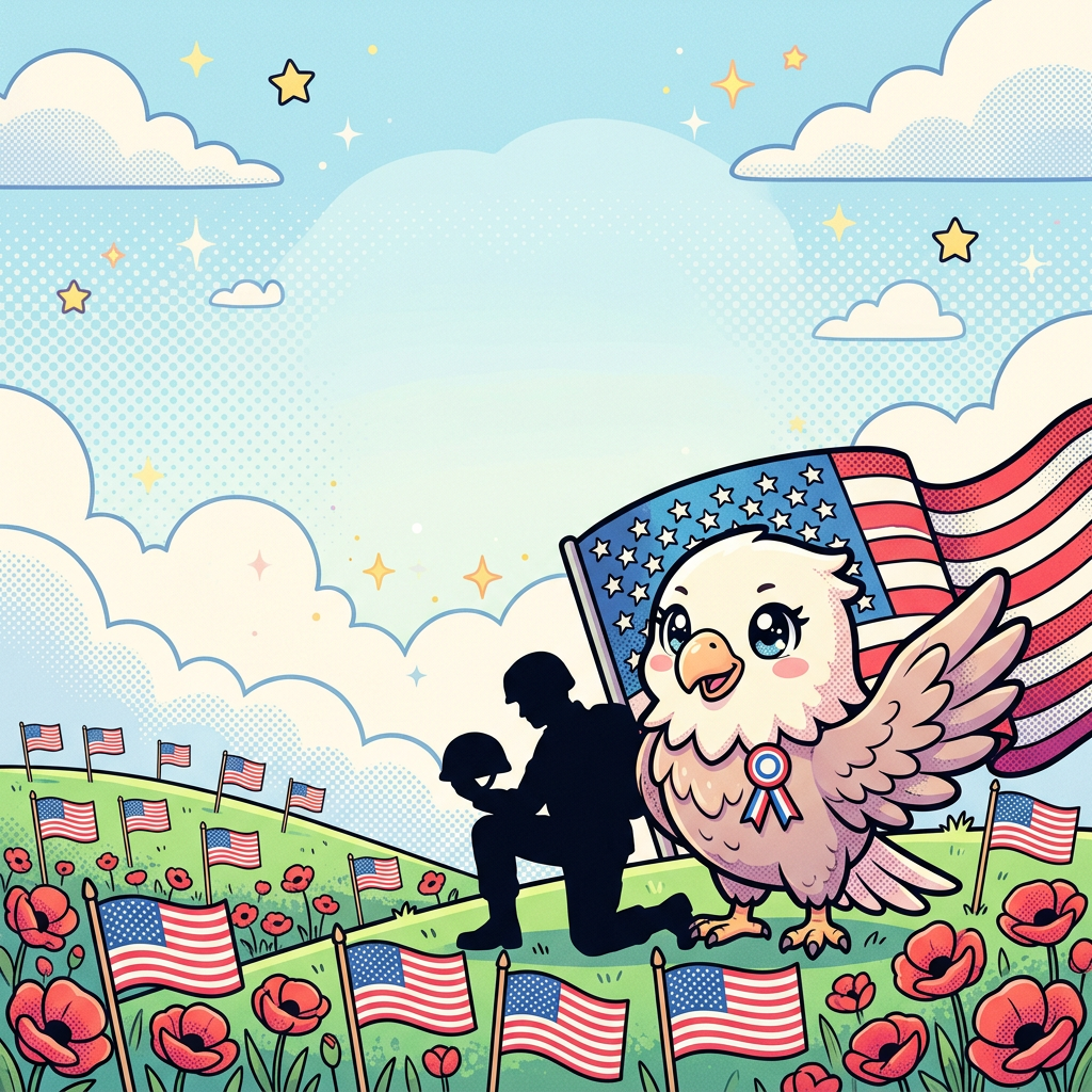 Memorial Day Remembrance Kawaii preview