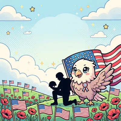 Memorial Day Remembrance Kawaii preview